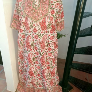 Cotton kaftan,caftan,resort wear,loungewear,sleepwear,boho dress,cotton kaftan,a line kaftan,