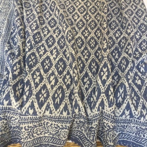 Indigo quilt,Indigo bedspread,Cotton bedcover,Handmade Bedspread,Organic Quilt,organic bedcover,home decor,Housewarming gift,Gifts for her