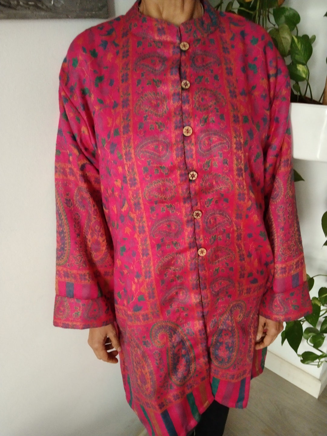 Yak Wool Jacket,winter Jacket,gifts for Her,christmas Gift,wool Kimono