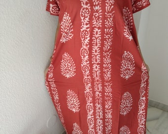 Cotton kaftan,caftan, loungewear,resort wear,gifts for her,beach wear,swim cover up,summer dress