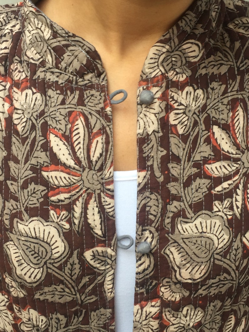 Handmade jacket,Cotton quilted jackets,Block print jackets,Gifts for her,boho jackets,Indian jackets