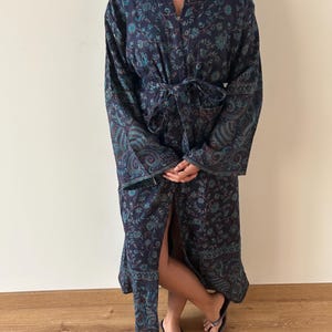 Wool blend winter robe,resort wear, loungewear,winter robe,gifts for her,gifts for him