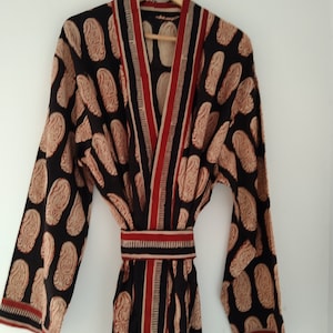 Unisex cotton kimono,men&#39;s cotton robe,gifts for him,gifts for her, resort wear, loungewear,boho robe