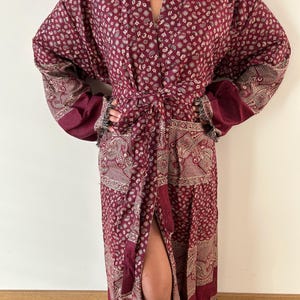 Unisex wool robe,winter robe,Men&#39;s robe,resort wear, loungewear,gifts for her,gifts for him,boho robe