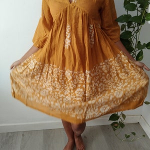 Cotton dress,gifts for her,resort wear,boho dress,mom postpartum gift, image 3