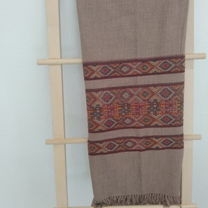 Beige Shawl,sofa throw,bed warmer,gifts for her,gifts for him,gifts for granddad,boho shawl
