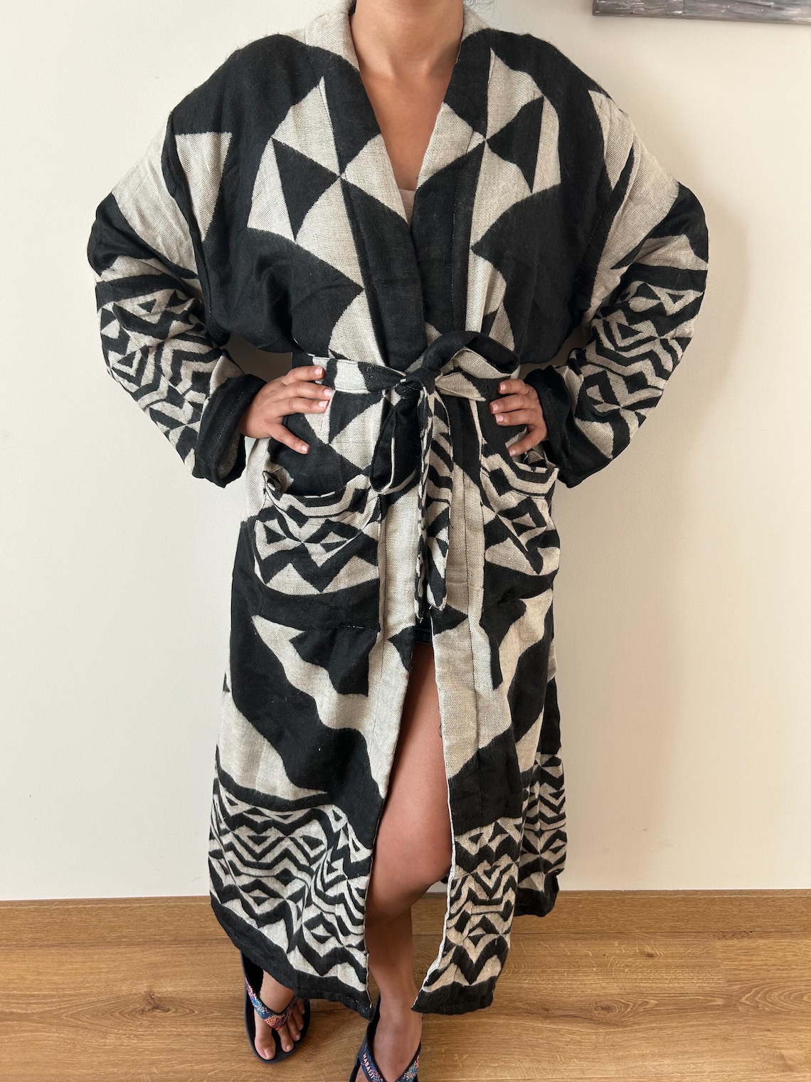 Kingly Wool Robe Unisex Yak Wool Robe,resort Wear,loungewear,winter Robe,winter Dressing ...