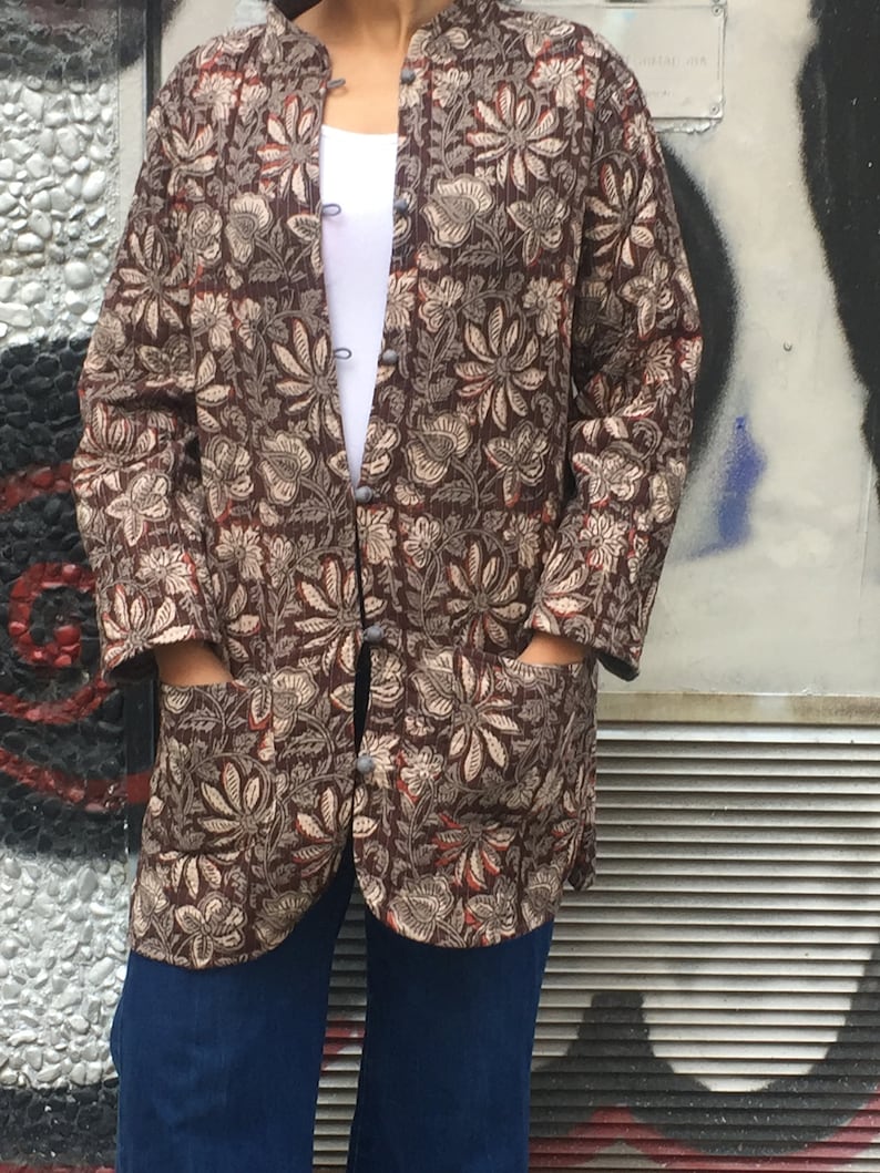 Handmade jacket,Cotton quilted jackets,Block print jackets,Gifts for her,boho jackets,Indian jackets