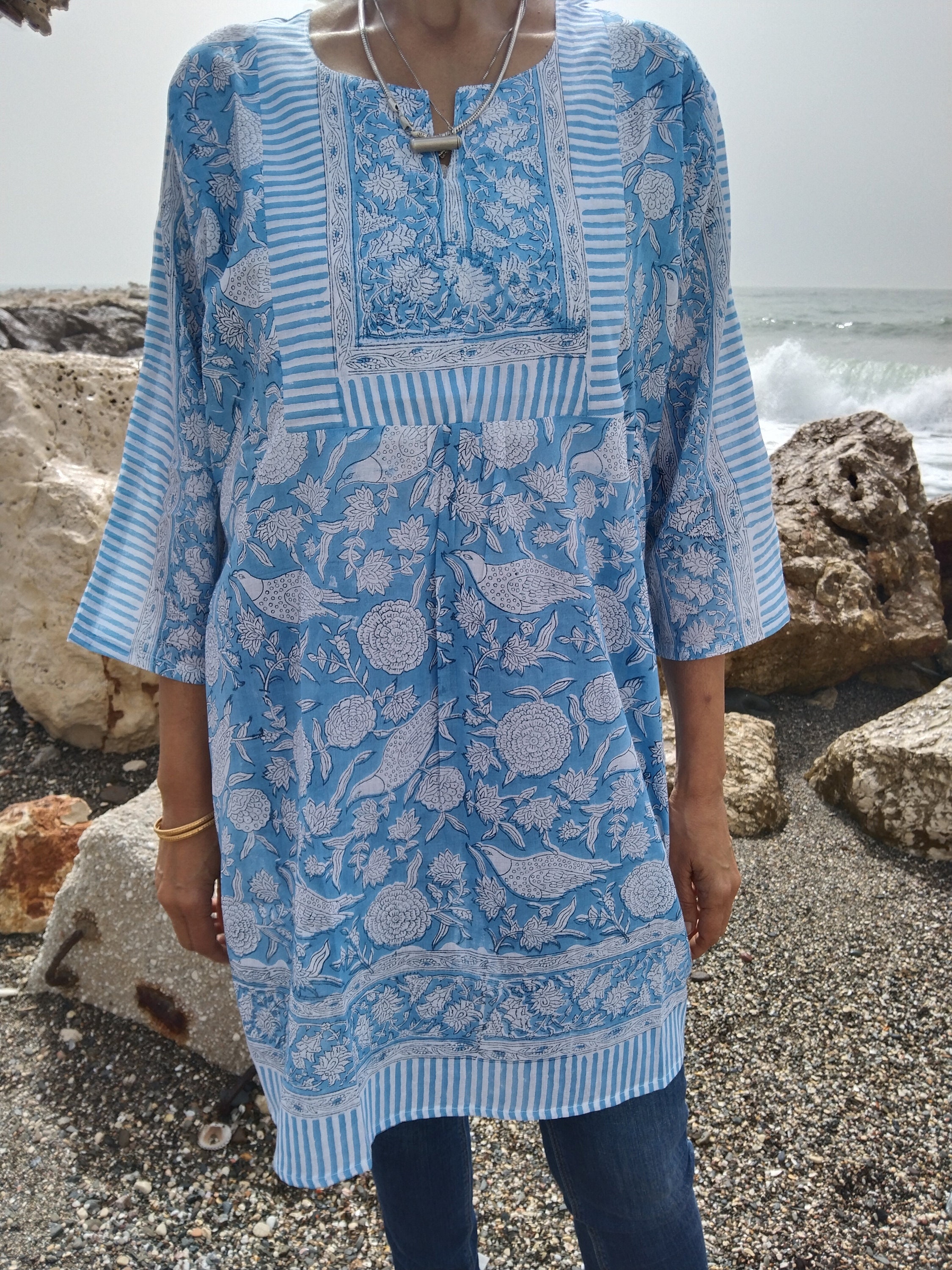 Cotton Tunic,resort Wear,mother's Day Gift,summer Tunic,boho