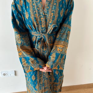 Unisex robe, loungewear, resort wear,gifts for her,gifts for him,boho robe,wool kimono,winter cover up