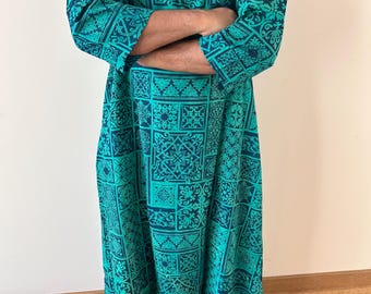 Kaftan de algodón para hombre, caftán para hombre, bata de verano para hombre, ropa de playa para hombre, cubierta de baño para hombre, bata de vestir boho, regalos para él, ropa de hombre boho