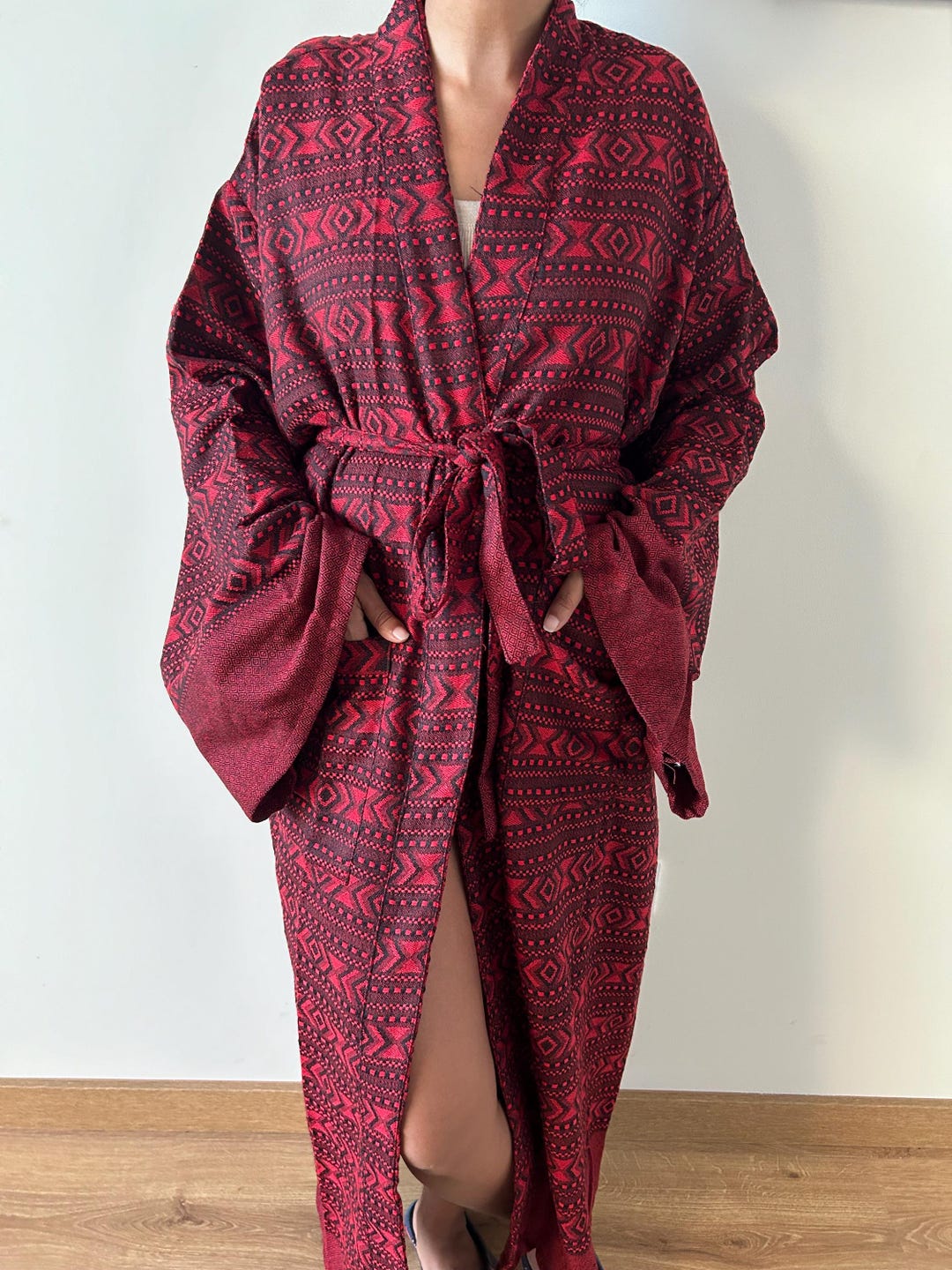 Unisex Robe,winter Robe,wool Robe, Christmas Gift, Loungewear,resort ...