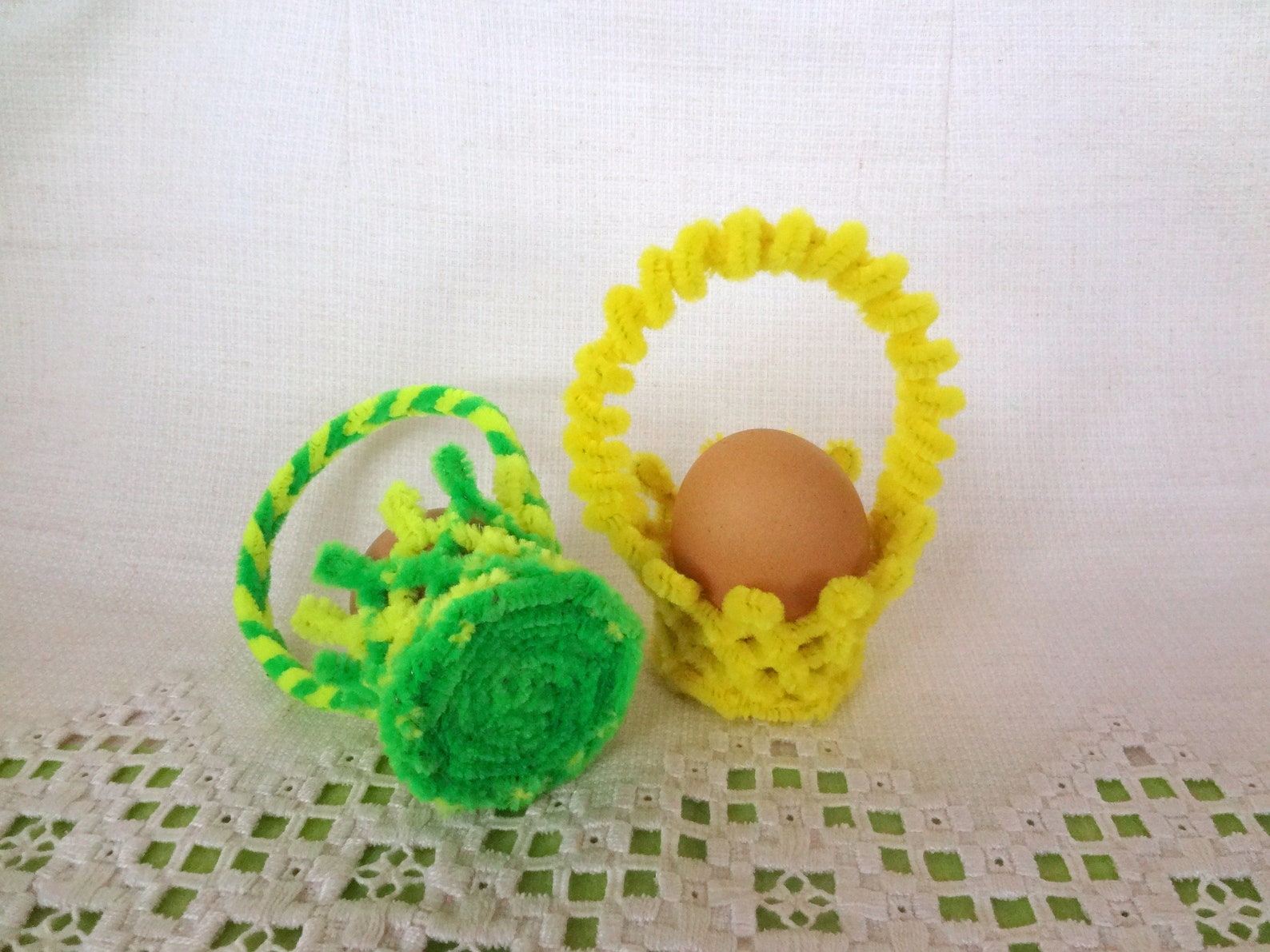 PATTERN Easter Basket Pipe Cleaner Crafts Basket Pattern Etsy