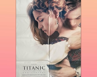 Titanic-Filmplakat – 25. Jahrestag – Leonardo DiCaprio, Kate Winslet, Cameron