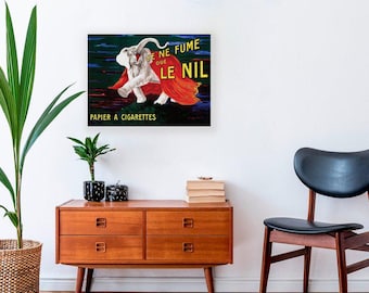 Marco de fotos publicitario Je Ne Fume Que Le Nil Papier A Cigarrillos - 60x80x2 CM