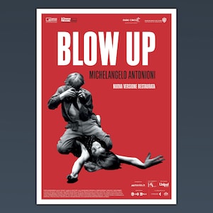 Movie poster Re-edition BLOW UP Michelangelo Antonioni