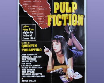 Pulp Fiction Movie Poster: Modern Polish Art, Andrzej Krajewski