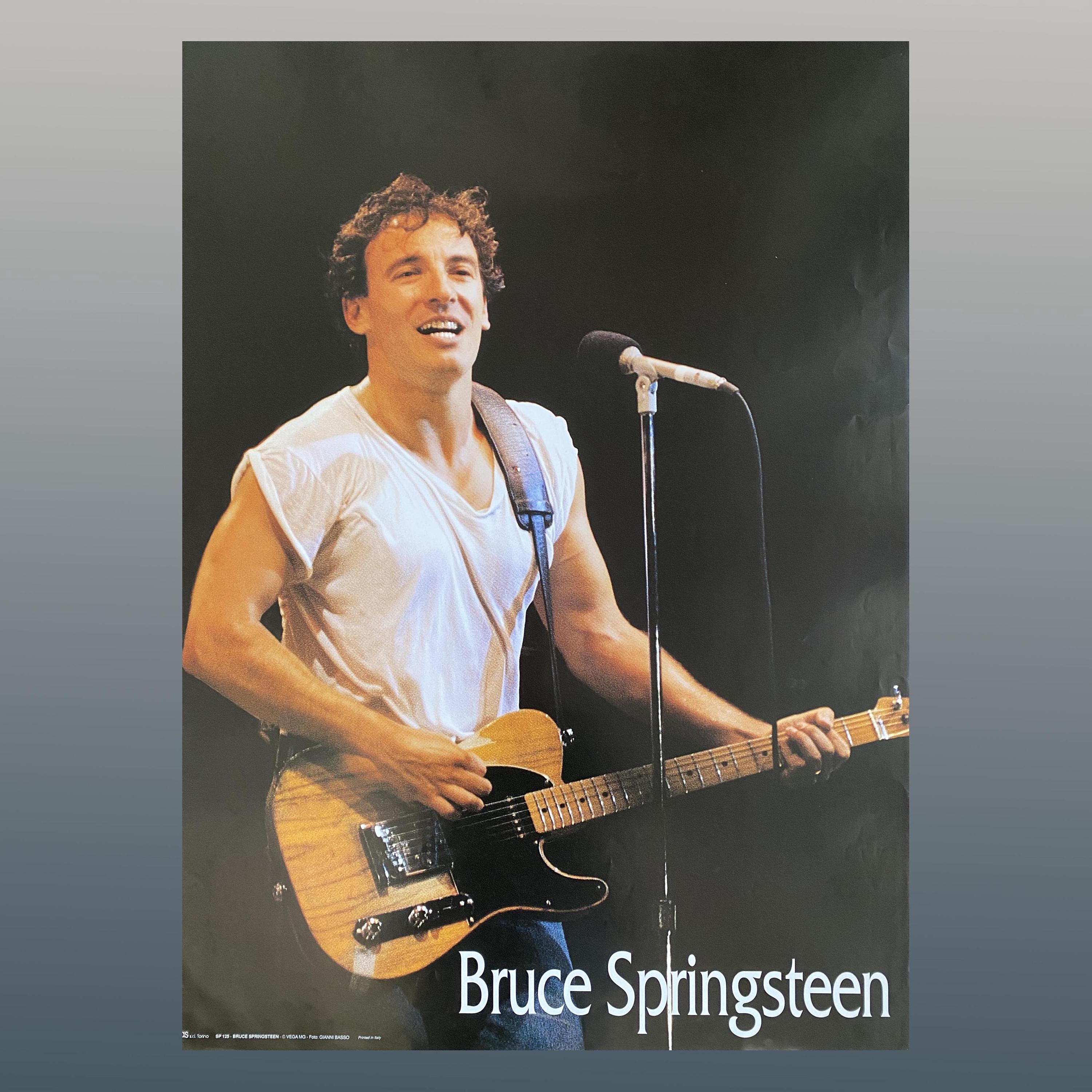 Vintage Poster Bruce Springsteen - 90s - Size 70x100 CM - Etsy