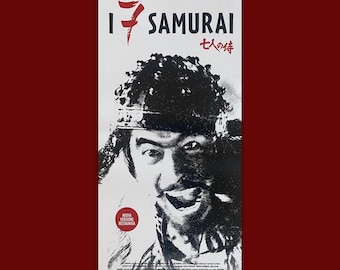 Filmplakat Die 7 Samurai - Akira Kurosawa