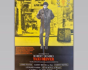 Original Movie Poster Taxi Driver - 1976 - Robert De Niro - 60X84 CM