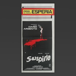 Original Movie Poster Suspiria - Dario Argento - 1977 - 33x70 CM