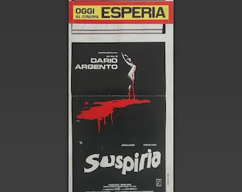Póster de cine original Suspiria 1977 - Dario Argento - 33 x 70 CM