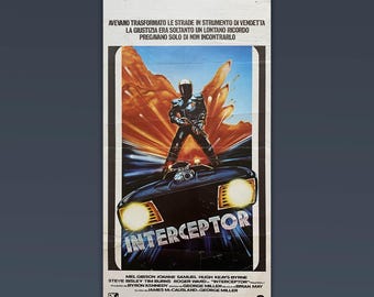 Original Film Poster Mad Max - Interceptor - Prima Edizione - Mel Gibson