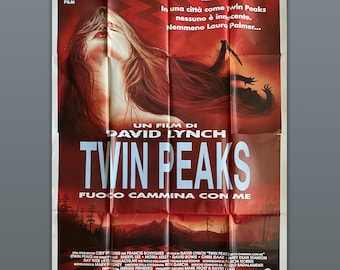 Vintage Poster 4F Twin Peaks Fire Walk With Me David Lynch 140 x 200 CM - 1992