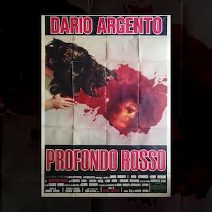 Original Movie Poster Deep Red - Profondo Rosso - Dario Argento