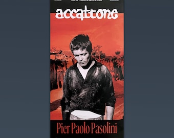 Poster Manifest Accattone Neuauflage – Pier Paolo Pasolini