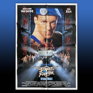 Original Movie Poster Street Fighter - 1995 - Jean-Claude Van Damme - Size: 100X140 CM