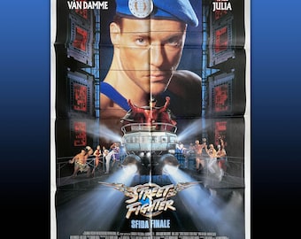 Original Movie Poster Street Fighter - 1995 - Jean-Claude Van Damme - Size: 100X140 CM