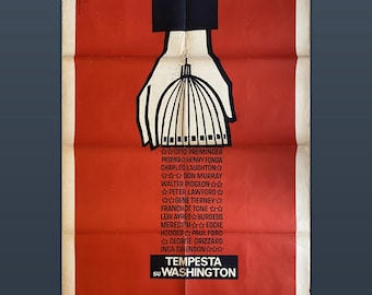 Original Movie Poster Advise & Consent  - 1962 Otto Preminger - - 100X140 CM