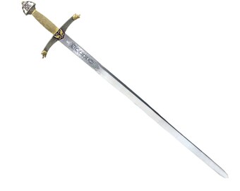 Replica Vintage Iron sword Lancelot Deluxe With Sheath, No Sharpened