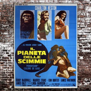 Original Movie Poster Planet of the Apes - 1968 - 100X140 CM