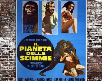 Original Movie Poster Planet of the Apes - 1968 - 100X140 CM