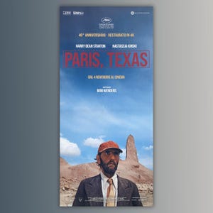 Film Poster Locandina Paris Texas - Special Edition Wim Wenders