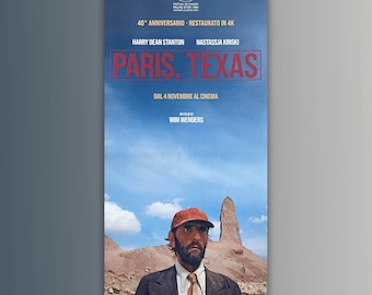 Filmplakat Paris Texas - Sonderausgabe Wim Wenders
