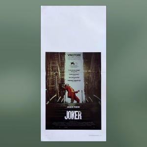 Film Poster Cinema Originale Joker - Joaquin Phoenix - Robert De Niro