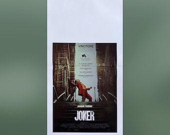 Filmplakat Original Cinema Joker – Joaquin Phoenix – Robert De Niro