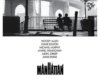 Film Poster Re-edition Manhattan - Woody Allen