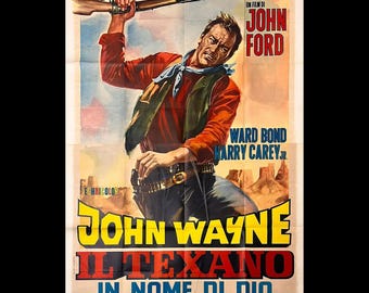 Original Movie Poster 3 Godfathers John Wayne - 1964 - 140X200 CM