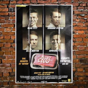 Original Movie Poster Fight Club - 1999 - 140x200 CM
