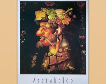 Arcimboldo "Herbst" Bildplakat 1990er Jahre - 61 x 86 CM