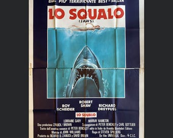 Filmplakat Originalplakat Der weiße Hai - 1975 - Steven Spielberg