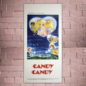 Film Poster Locandina Cinematografica Originale Candy Candy - Formato: 33x70 CM