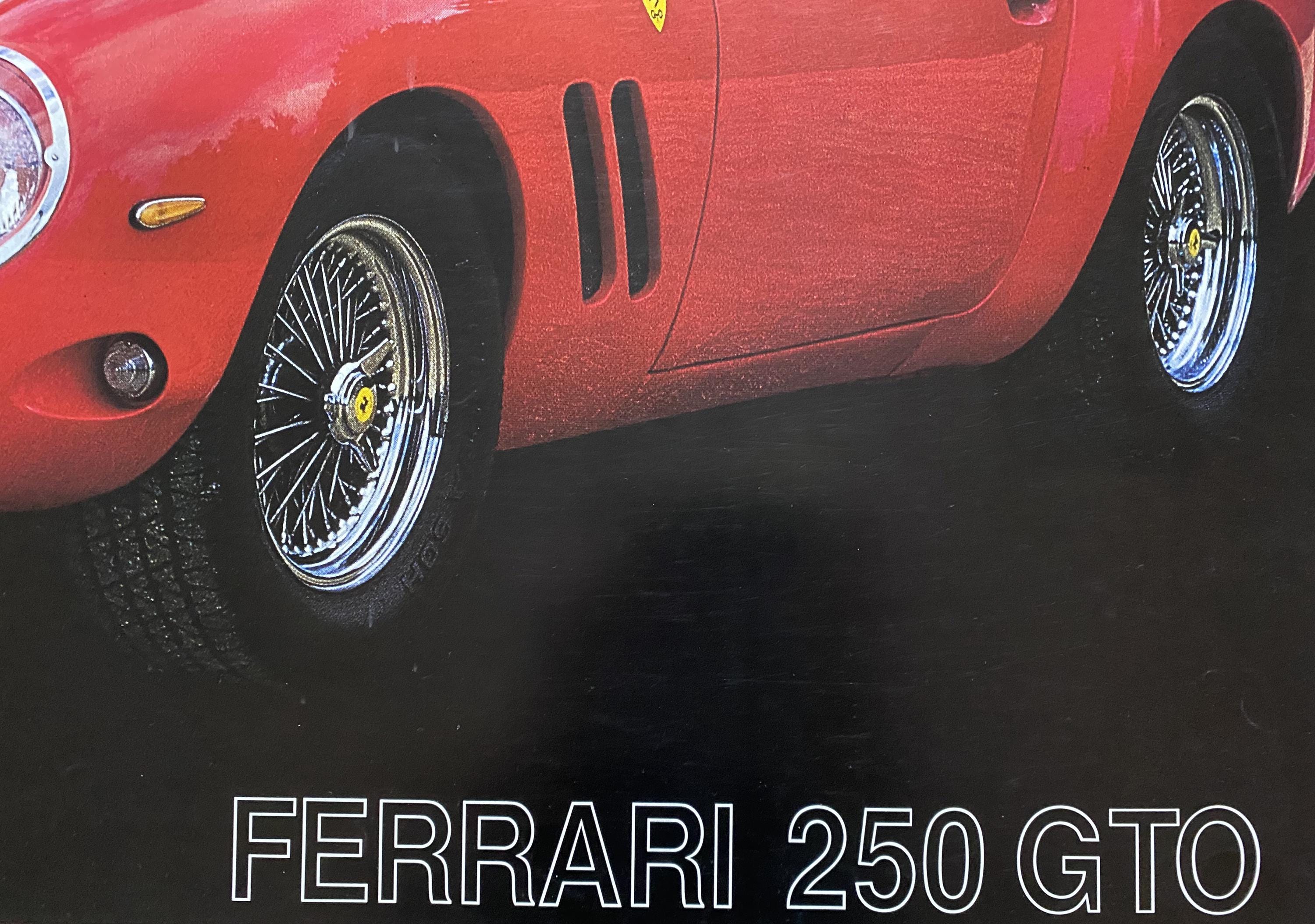 ヴィンテージポスター フェラーリ 250 GTO - 80年代 - 94 x 62 CM