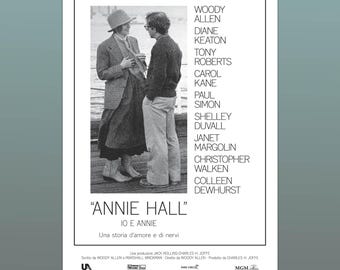 アニー・ホール 1977 ウディ・アレン ビンテージ映画ポスター復刻版 約