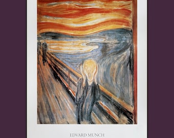 Edvard Munchs „Der Schrei“ – Offizielles Kunstposter – 60 x 80 cm