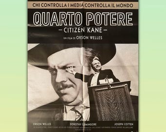 Re-edition Film Poster Citizen Kane - Orson Welles